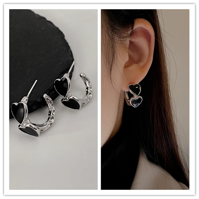 New Love Heart Earrings Silver Color Elegant Sweet Drop Earrings for Women Girl Party Wedding Jewelry Accessories Korean Earring
New Love Heart Earrings Silver Color Elegant Sweet Drop Earrings for Women Girl Party Wedding Jewelry Accessories Korean Earring