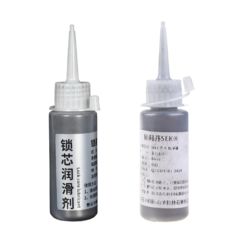60ml Graphite Powder Lubricant for Locksmith Cylinder Padlock Car Gate Safety Security Door Lock
60ml Graphite Powder Lubricant for Locksmith Cylinder Padlock Car Gate Safety Security Door Lock
