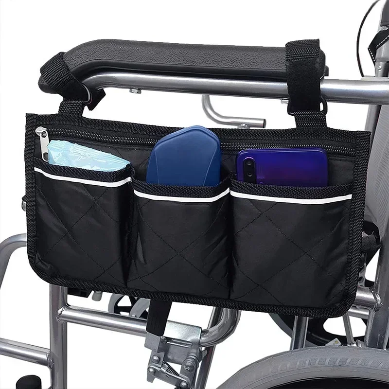 Multi-purpose Wheelchair Armrest Side Storage Oxford Cloth Multiple Pockets With Reflective Strips Baby Cart Storage Hanging Bag
Multi-purpose Wheelchair Armrest Side Storage Oxford Cloth Multiple Pockets With Reflective Strips Baby Cart Storage Hanging Bag