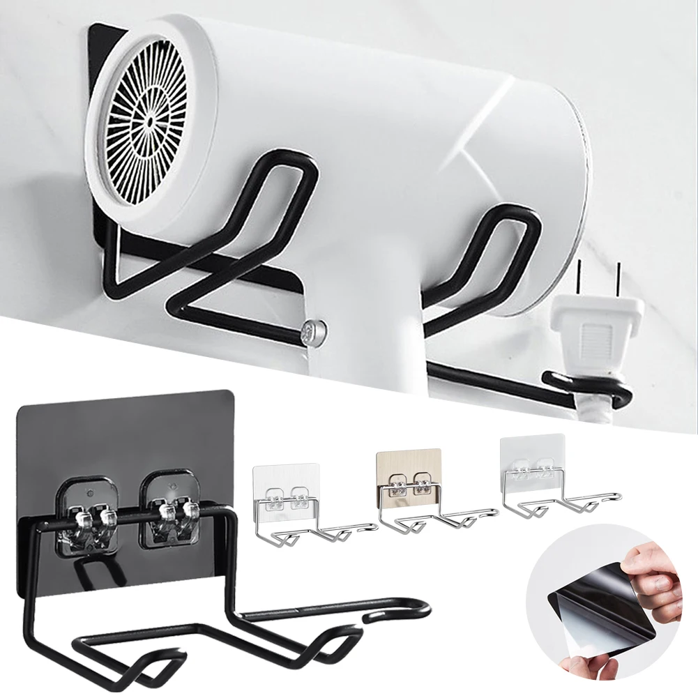 Hair Dryer Holder Rack Wall Mounted Hair Straightener Dryer Holders Bathroom Organizer Storage Rack Shelf Bathroom Accessories
Hair Dryer Holder Rack Wall Mounted Hair Straightener Dryer Holders Bathroom Organizer Storage Rack Shelf Bathroom Accessories