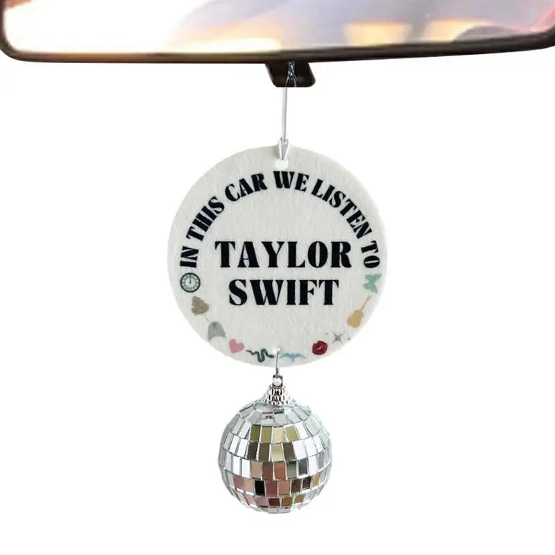 Подвески для автомобильного зеркала, модное украшение для дискотеки, с шариком для зеркала заднего вида, подвеска для салона автомобиля
Подвески для автомобильного зеркала, модное украшение для дискотеки, с шариком для зеркала заднего вида, подвеска для салона автомобиля