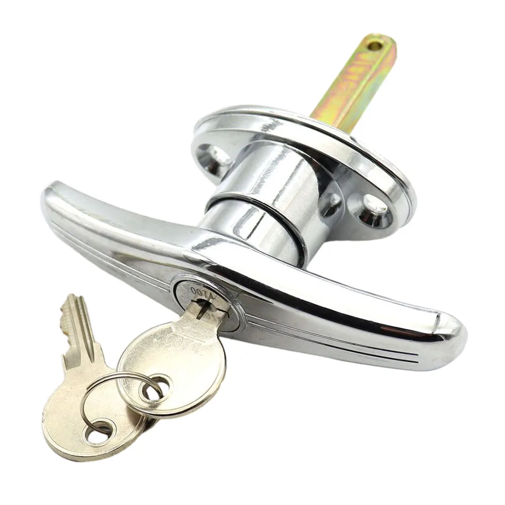 

Garage Door Lock Door Lock Coded Lock T-Shaped Zinc Alloy 1PCS Hardware Lock Mechanisms T Handle Rear Campervan