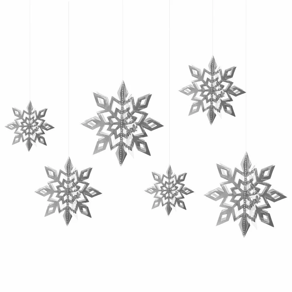 3D Artificial Snowflakes Paper Garland Christmas Decorations Party Ornaments Festive Atmosphere Decoration 6PCS
3D Artificial Snowflakes Paper Garland Christmas Decorations Party Ornaments Festive Atmosphere Decoration 6PCS