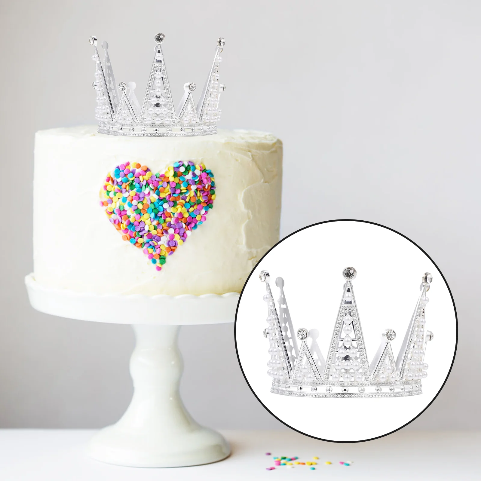 Caketopperdecorations Women Birthday Baby Decorwith Decoration Silver Tiara Kids Hat Party Headdress Headband Headbands Prop
Caketopperdecorations Women Birthday Baby Decorwith Decoration Silver Tiara Kids Hat Party Headdress Headband Headbands Prop