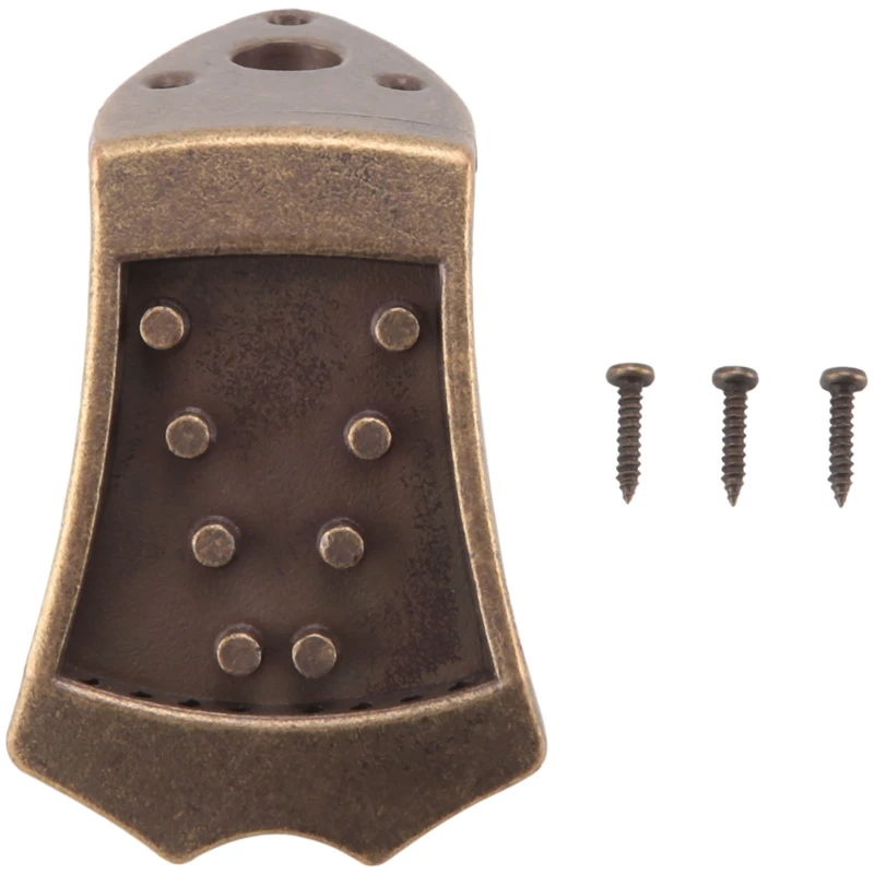 Bronze Metal Triangle Mandolin Tailpiece Parts For 8 String Arched Top Mandoline Replacement
Bronze Metal Triangle Mandolin Tailpiece Parts For 8 String Arched Top Mandoline Replacement