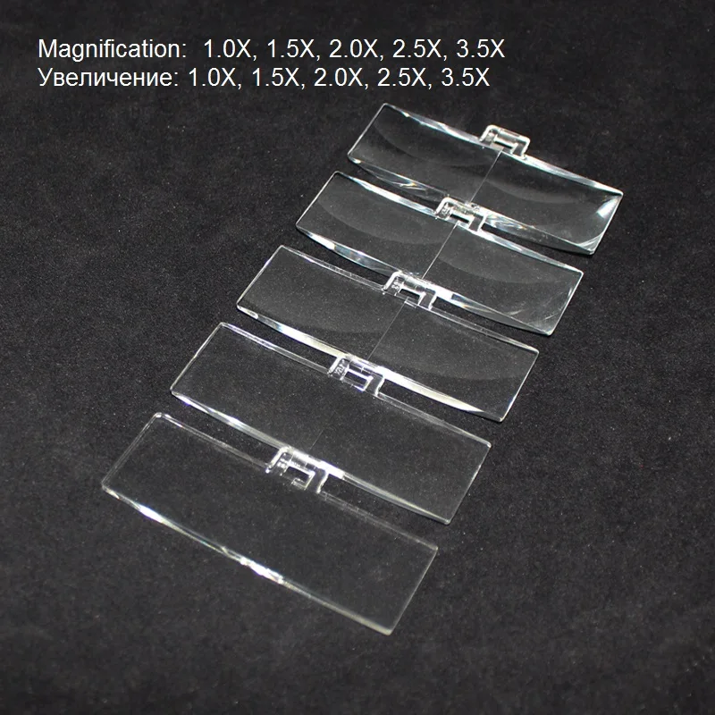 

1.0X 1.5X 2.0X 2.5X 3.5X Magnifying Glass Lenses Set PMMA Acrylic Lens Glasses Loupe Lentes Head-mounted Magnifier Accessories