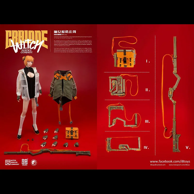 I8Toys 1/6 Oath Witch Grainne 501S613 12'' Full Set Female Soldier Action Figure Model For Collection
I8Toys 1/6 Oath Witch Grainne 501S613 12'' Full Set Female Soldier Action Figure Model For Collection