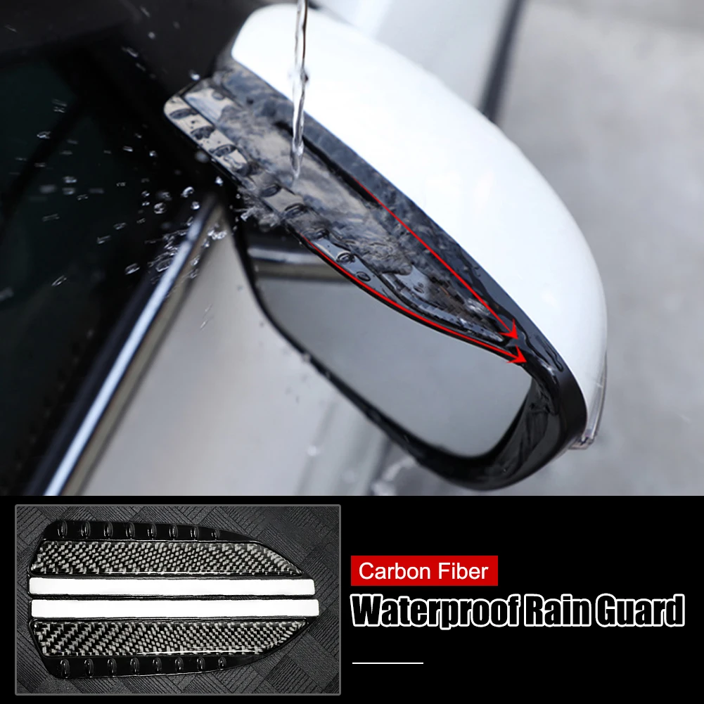 2PCS Universal Car Rearview Mirror Rain Guard Carbon Fiber Mirror Visor Side View Mirror Rain Eyebrow Protector Cars Tucks SUV
2PCS Universal Car Rearview Mirror Rain Guard Carbon Fiber Mirror Visor Side View Mirror Rain Eyebrow Protector Cars Tucks SUV