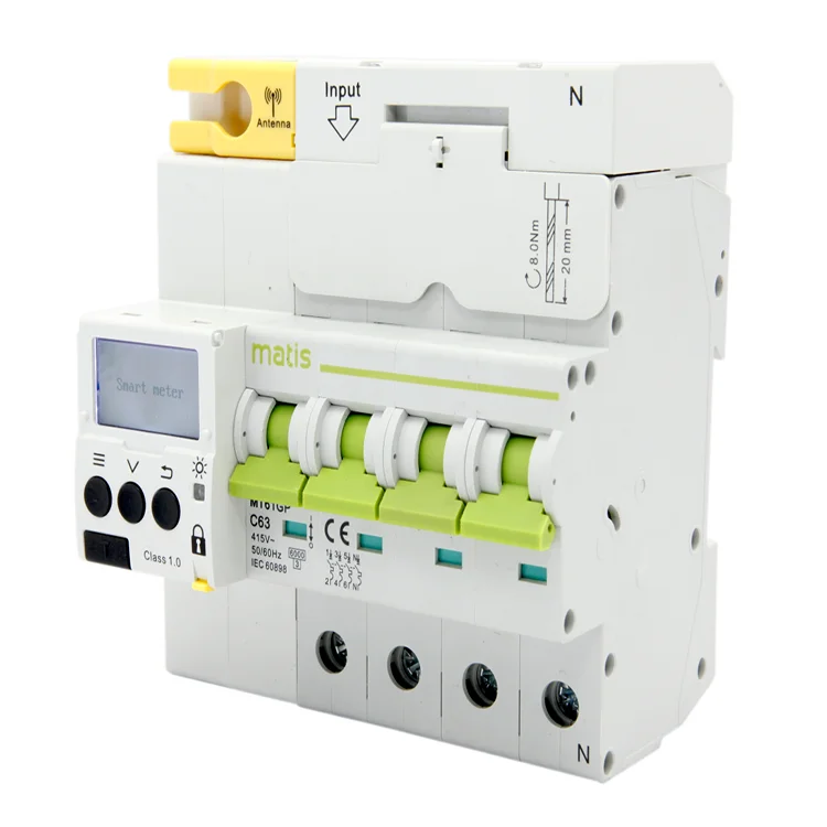 Hot selling Mcb MT61 GP 63A 380V 4P performance heat resistant wifi Mcb circuit breaker smart power meter electric energy
Hot selling Mcb MT61 GP 63A 380V 4P performance heat resistant wifi Mcb circuit breaker smart power meter electric energy