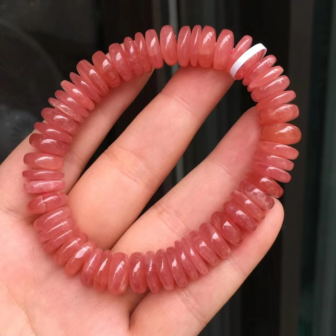 Natural Red Rhodochrosite Bracelet Gemstone Jewelry Gift 12mm Clear Abacus Beads Stretch Men Women Fashion Jewelry AAAAA
Natural Red Rhodochrosite Bracelet Gemstone Jewelry Gift 12mm Clear Abacus Beads Stretch Men Women Fashion Jewelry AAAAA