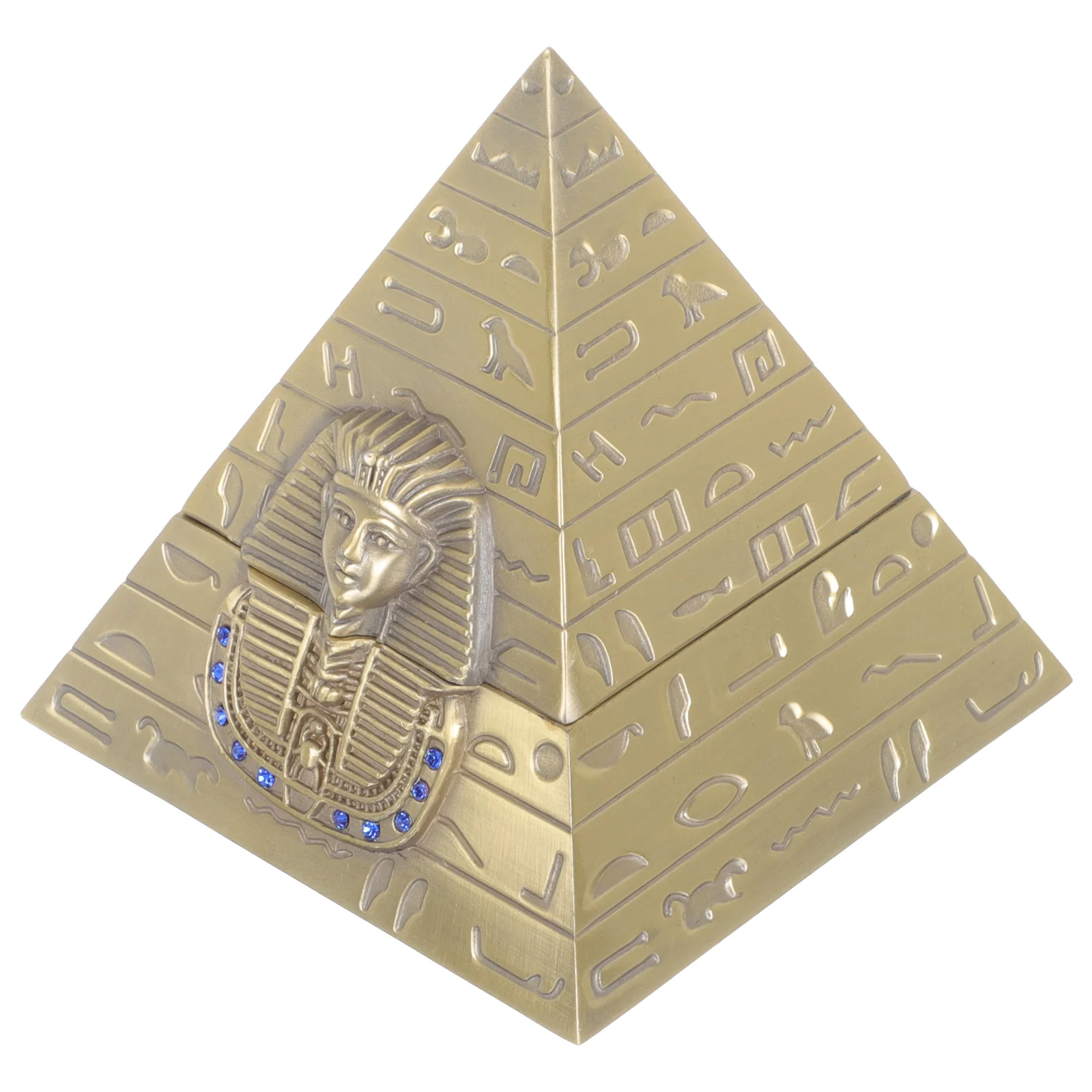 Egyptian Pyramid Trinket Box Pyramid Figurine Jewelry Box Metal Pyramid Decor Pyramid Shaped Container
Egyptian Pyramid Trinket Box Pyramid Figurine Jewelry Box Metal Pyramid Decor Pyramid Shaped Container