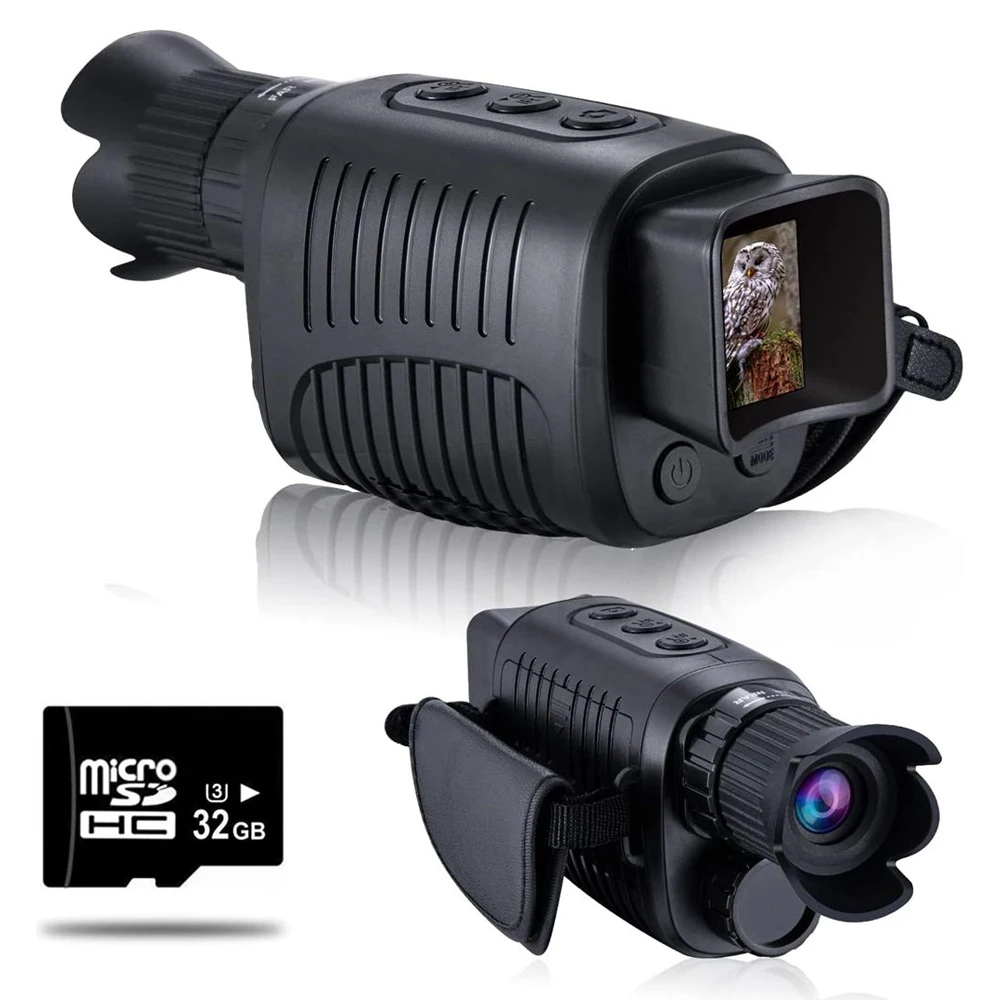 Monocular Night Vision Device 1080P HD Infrared 5x Digital Zoom Hunting Telescope Outdoor Day Night Dual Use 100% Darkness 300m
Monocular Night Vision Device 1080P HD Infrared 5x Digital Zoom Hunting Telescope Outdoor Day Night Dual Use 100% Darkness 300m