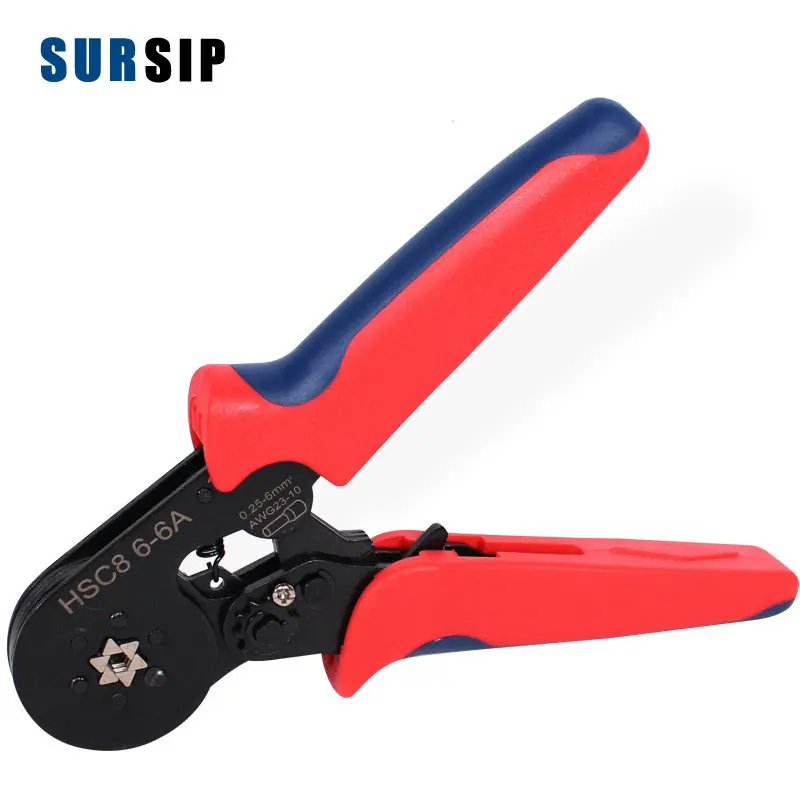 Crimping Pliers Ferrule Sleeves Tubular Terminal Tools HSC8 6-6A Wire Crimper Household Electrical Sets
Crimping Pliers Ferrule Sleeves Tubular Terminal Tools HSC8 6-6A Wire Crimper Household Electrical Sets