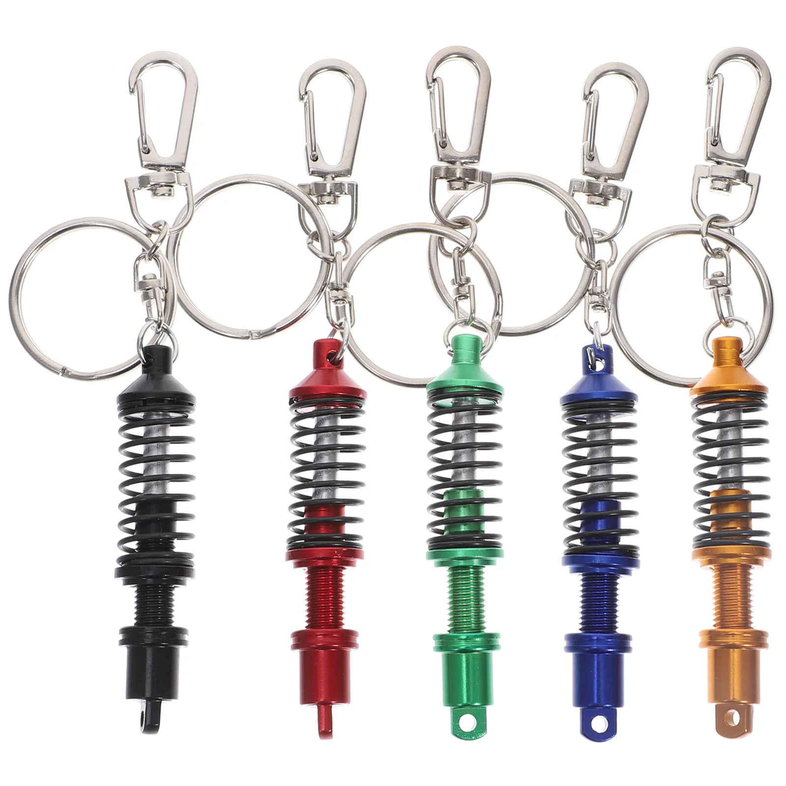 

Keychain Absorber Parts Car Model Auto Keyring Spring Keychains Coilover Part Mini