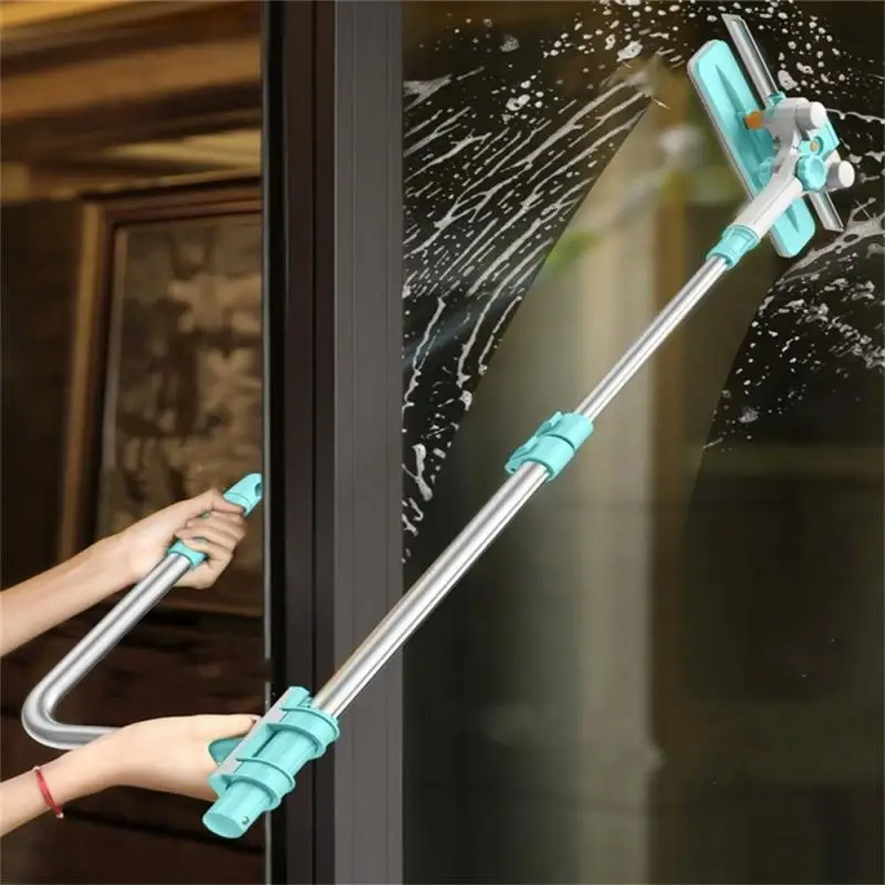 

U-образный скребок для мытья стекол, U-образная щетка для удаления пыли и окон, принадлежности для уборки дома и улицы