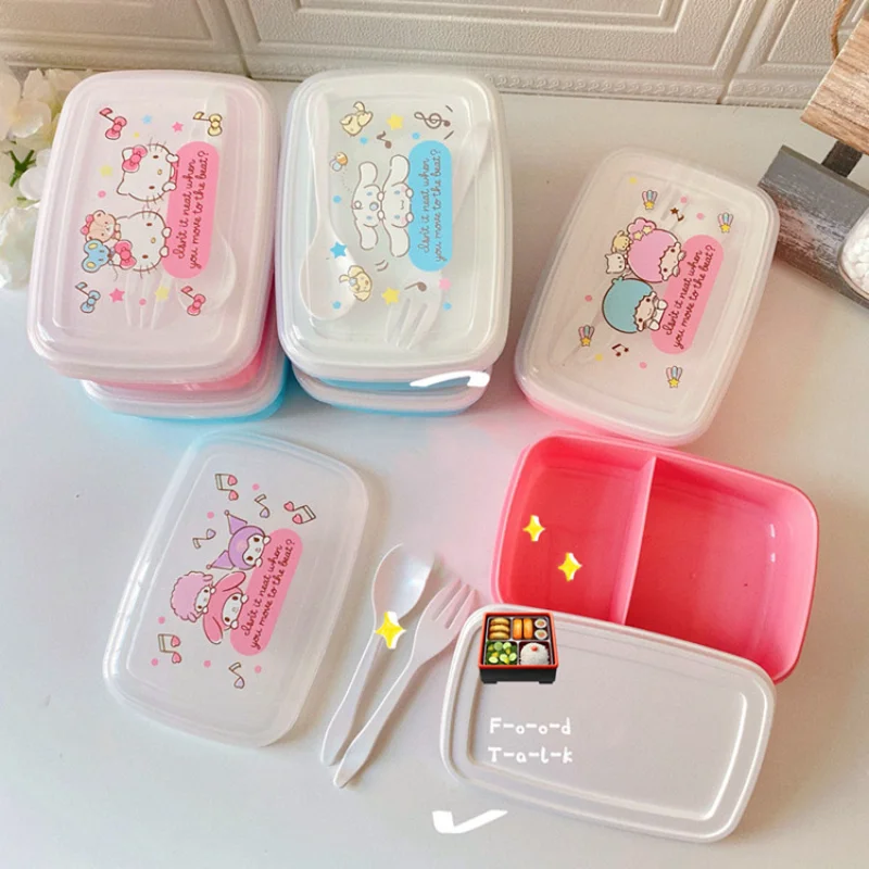 Sanrio Kawaii Hello Kitty Lunch Box Kuromi My Melody Cinnamoroll Cartoon Cute Plastic Lunch Box Student Ins Square Fast Food Box
Sanrio Kawaii Hello Kitty Lunch Box Kuromi My Melody Cinnamoroll Cartoon Cute Plastic Lunch Box Student Ins Square Fast Food Box
