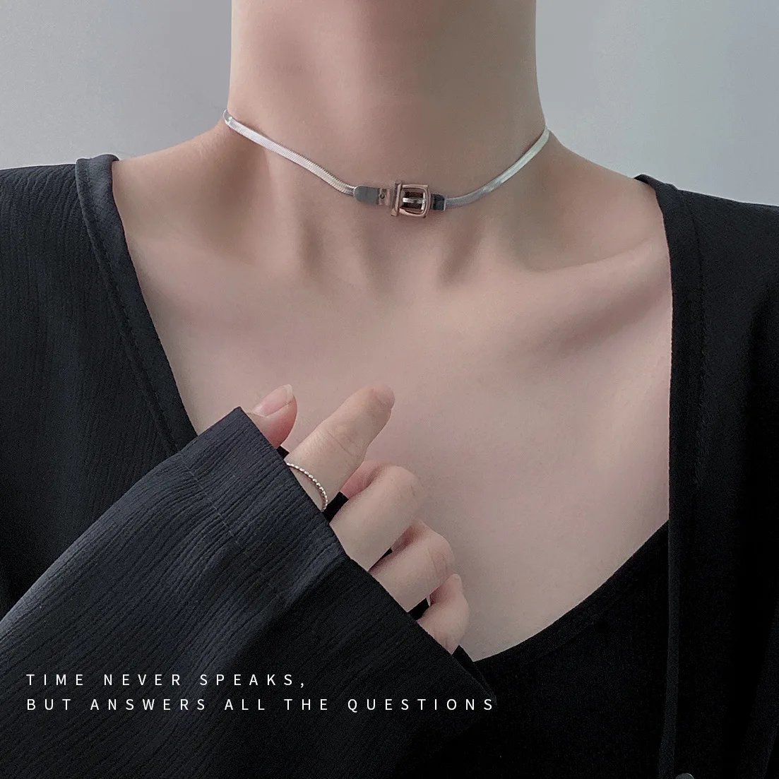 Silver Plated Flat Snake Chain Adjustable Punk Necklace Snake Bone Choker Necklaces Minimalist Necklace Chain Jewelry,Women Girl
Silver Plated Flat Snake Chain Adjustable Punk Necklace Snake Bone Choker Necklaces Minimalist Necklace Chain Jewelry,Women Girl