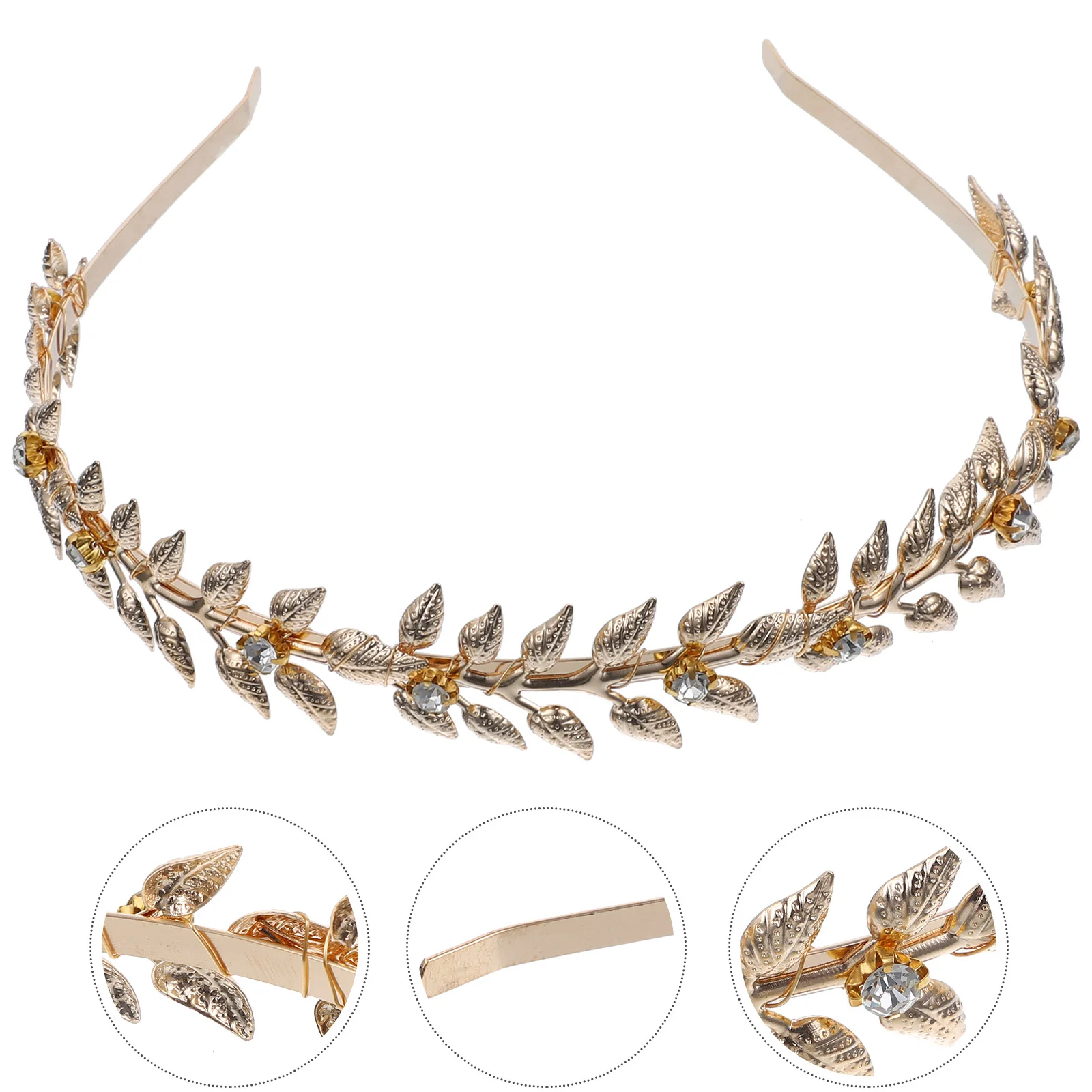 Bridesmaid Hair Accessories Goldleaf Headband Temperament Tiara Wedding Crown Rhinestone Child
Bridesmaid Hair Accessories Goldleaf Headband Temperament Tiara Wedding Crown Rhinestone Child