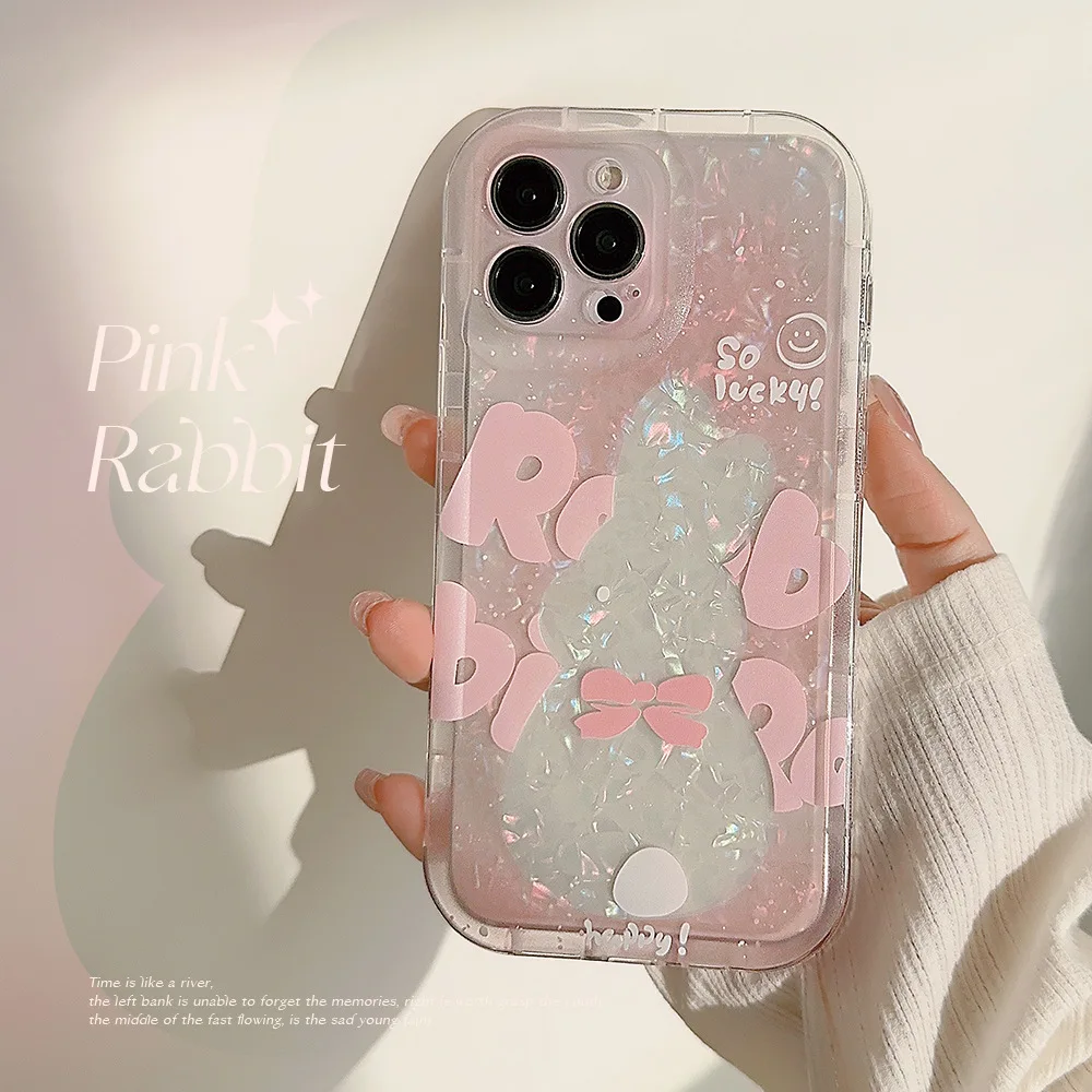 Lovely Pink Shine Rabbit Phone Case for iPhone 14 13 12 11 Pro XS Max 8 7 Plus X XR Shockproof Phone Clear Cover
Lovely Pink Shine Rabbit Phone Case for iPhone 14 13 12 11 Pro XS Max 8 7 Plus X XR Shockproof Phone Clear Cover