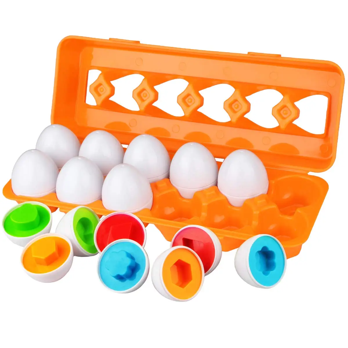 Toddler Eggs Set Toys for 1 2 3 Years Old Boys Girls Colour Sorting Educational Toys Colour Matching Egg Toys for Kids
Toddler Eggs Set Toys for 1 2 3 Years Old Boys Girls Colour Sorting Educational Toys Colour Matching Egg Toys for Kids