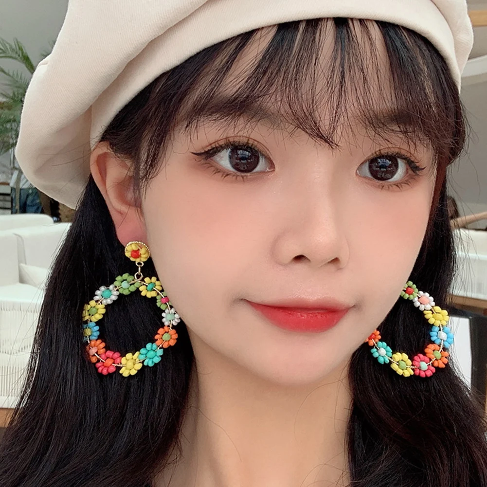 Creative Hand Woven Popular Accessories Individuality Fashion Earrings Geometric Round Stud Earrings
Creative Hand Woven Popular Accessories Individuality Fashion Earrings Geometric Round Stud Earrings