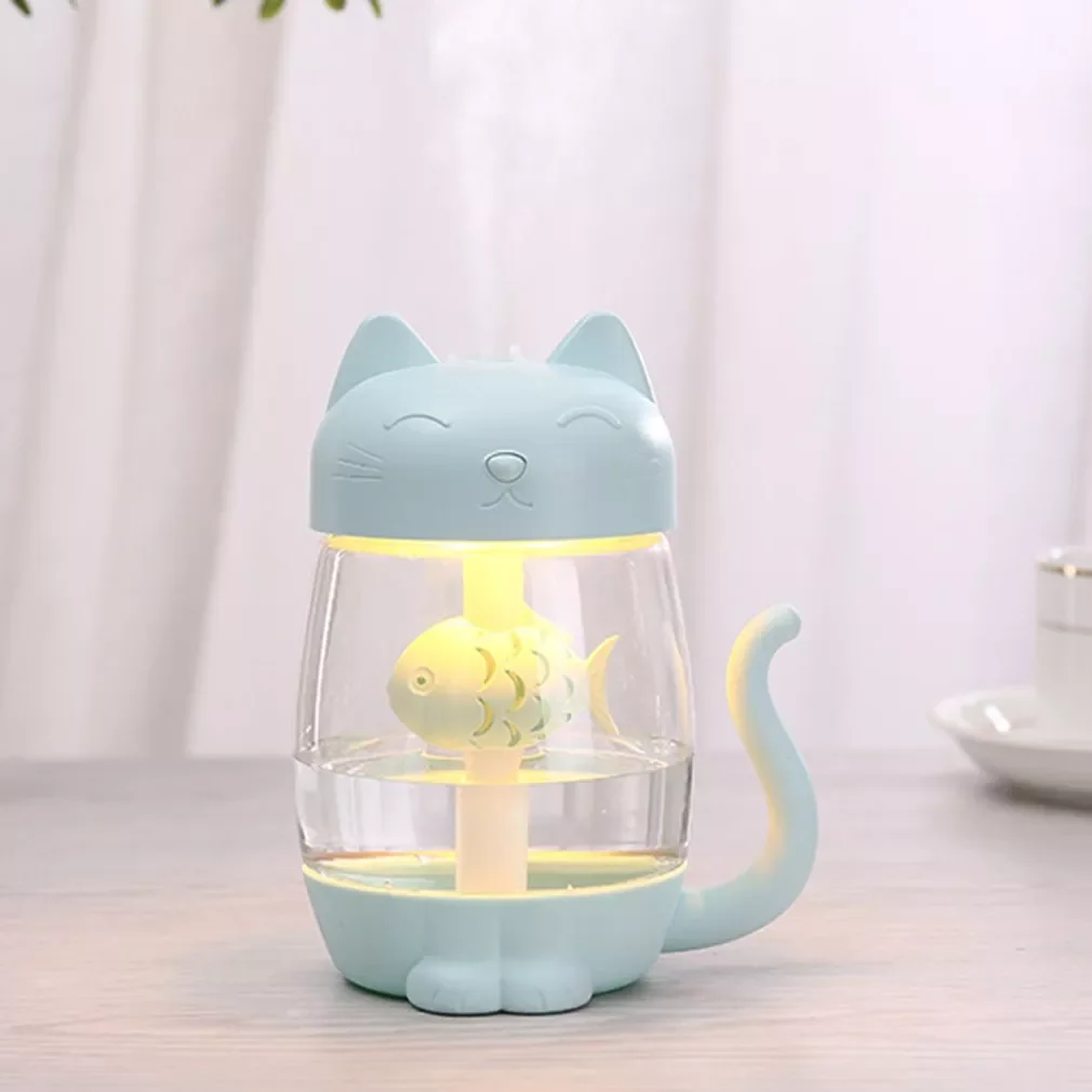 Air Humidifier LED Light Cartoon Cat Cool Mist USB Humidifier Ultrasonic Ultra-Quiet Humidifier For Kids Infant Nursery
Air Humidifier LED Light Cartoon Cat Cool Mist USB Humidifier Ultrasonic Ultra-Quiet Humidifier For Kids Infant Nursery