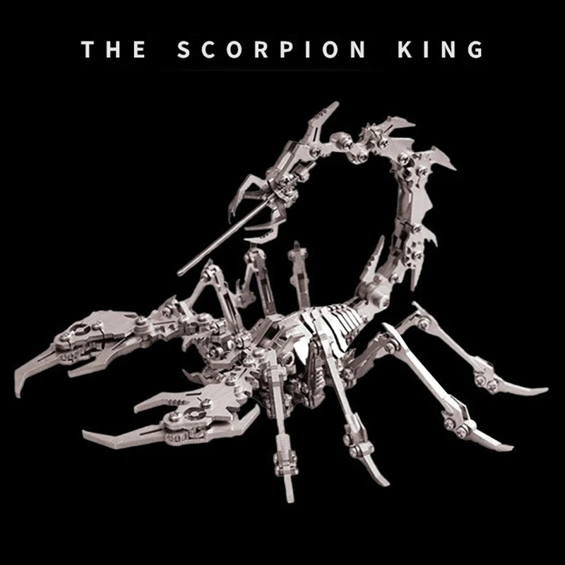 Steel Warcraft The Scorpion King DIY Animal Figure 3D Puzzle Stainless Material Three-dimensional Mechanical Metal Model Ornamen
Steel Warcraft The Scorpion King DIY Animal Figure 3D Puzzle Stainless Material Three-dimensional Mechanical Metal Model Ornamen