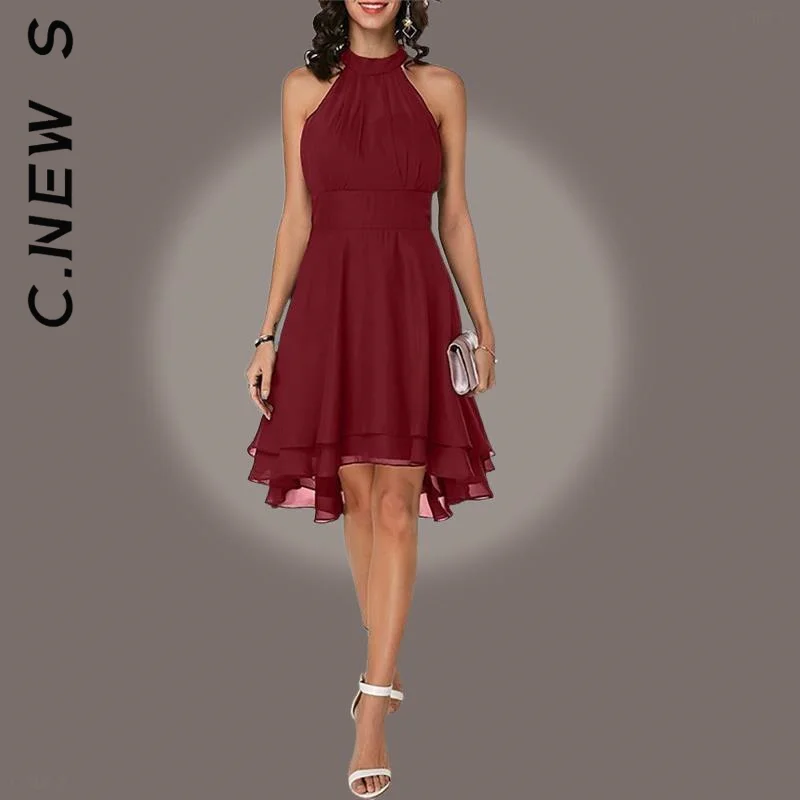C.New S Sleeveless Dress Chiffon Holiday Solid Color Streetwear Midi Dress Elastic Slim-Fit Female Dresses Woman Vestidos
C.New S Sleeveless Dress Chiffon Holiday Solid Color Streetwear Midi Dress Elastic Slim-Fit Female Dresses Woman Vestidos