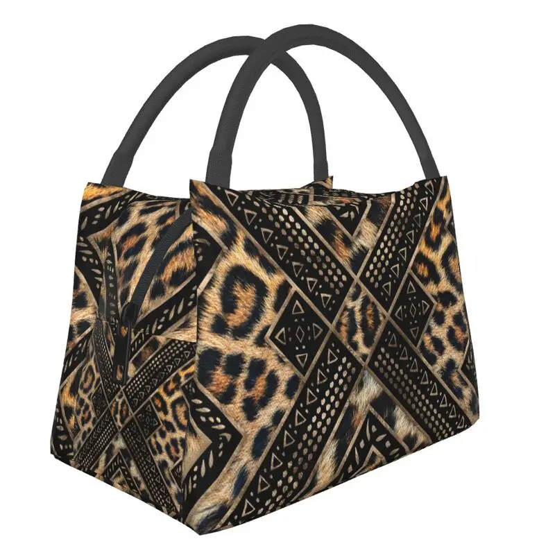 Leopard Fur With Ethnic Ornaments Printing Resuable Lunch Box Women Multifunction Brown Animal Leopard Print Insulated Lunch Bag
Leopard Fur With Ethnic Ornaments Printing Resuable Lunch Box Women Multifunction Brown Animal Leopard Print Insulated Lunch Bag