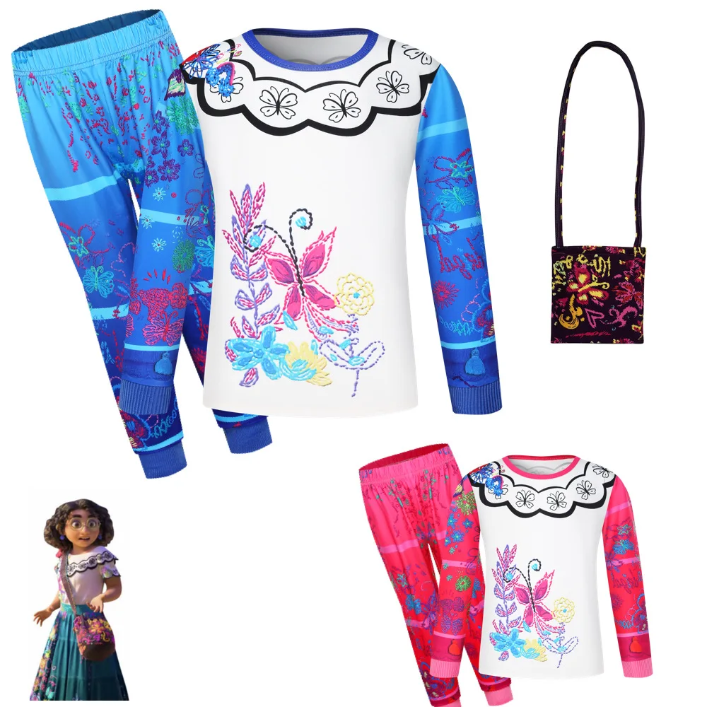 2022 New Disney Encanto Cartoon Print Casual Children Boys Girls Long Sleeve Trousers Pajamas Set+ Bag 2-14Y
2022 New Disney Encanto Cartoon Print Casual Children Boys Girls Long Sleeve Trousers Pajamas Set+ Bag 2-14Y