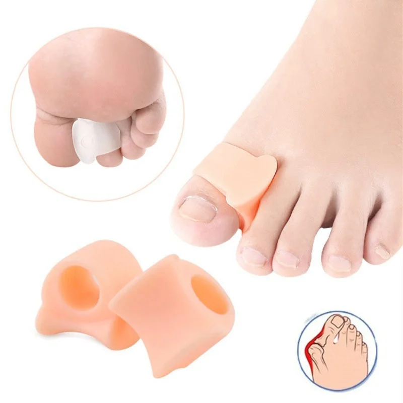 Silicone Gel Toe Separator Straightener Bunion Spacers Corrector Soft Comfortable Relief Foot Care Tool
Silicone Gel Toe Separator Straightener Bunion Spacers Corrector Soft Comfortable Relief Foot Care Tool