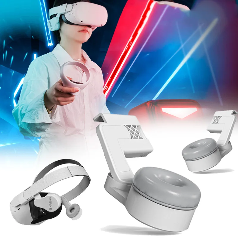 Oculus Quest 2 Enhanced Sound Ear Muffs Headphone Adjustable Gaming Noise Reduction Headset For Elite Strap VR Accessories
Oculus Quest 2 Enhanced Sound Ear Muffs Headphone Adjustable Gaming Noise Reduction Headset For Elite Strap VR Accessories