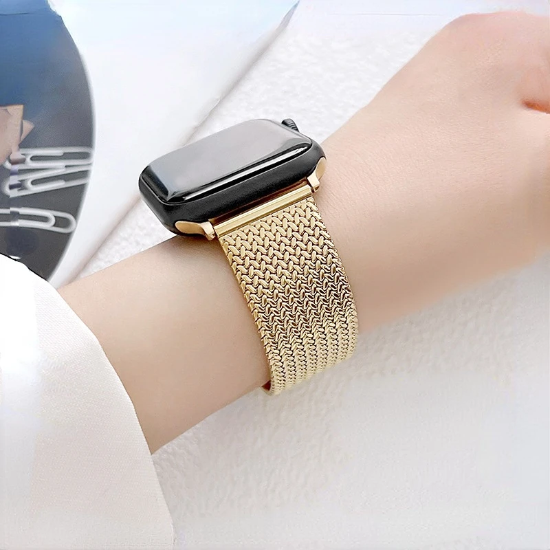 Металлический браслет для Apple Watch 8 45 мм 41 мм 49 мм 44 мм 42 мм 38 40 мм, нержавеющая сталь, Correa, ремешок для Iwatch series ultra 7 se 6 5 4 3
Металлический браслет для Apple Watch 8 45 мм 41 мм 49 мм 44 мм 42 мм 38 40 мм, нержавеющая сталь, Correa, ремешок для Iwatch series ultra 7 se 6 5 4 3