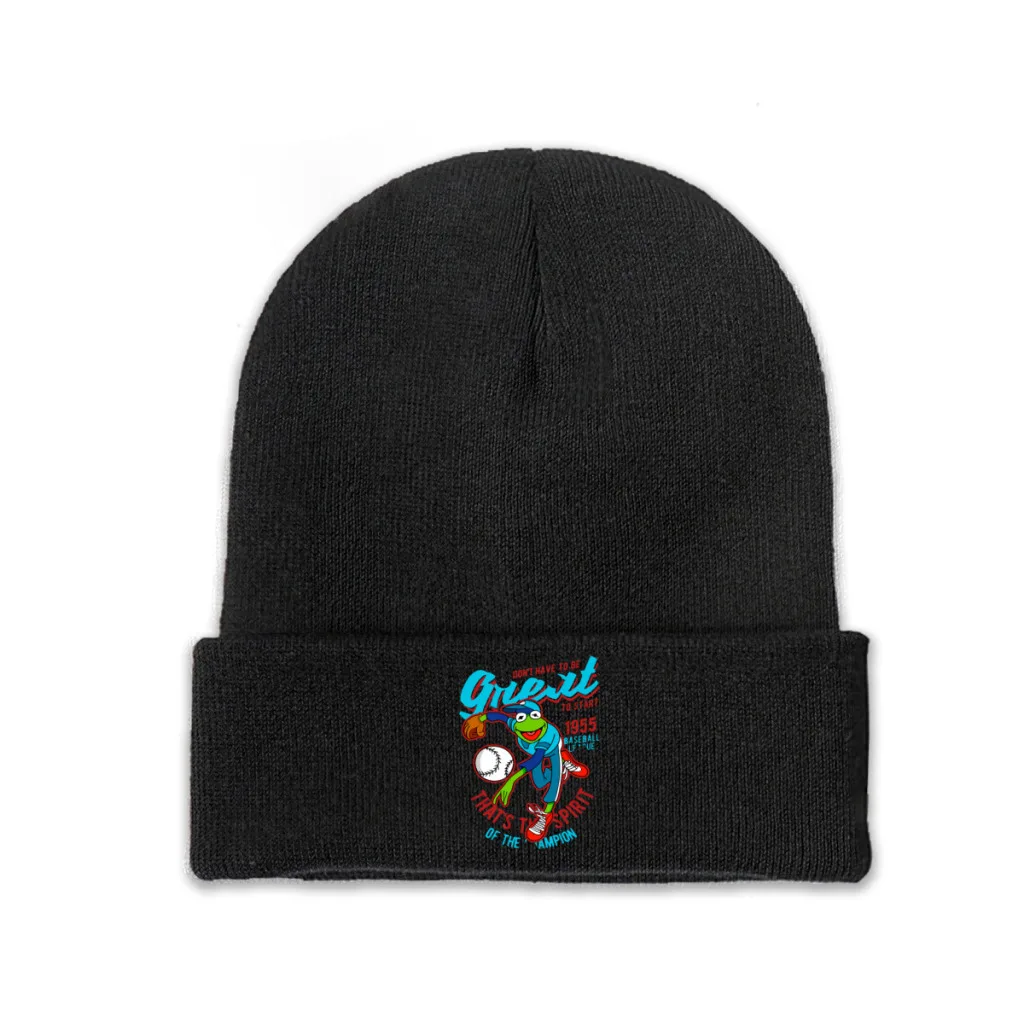 Knit Hat Disney Muppet Show Winter Warm Beanie Caps Kermit Baseball Men Women Fashion Casual Bonnet
Knit Hat Disney Muppet Show Winter Warm Beanie Caps Kermit Baseball Men Women Fashion Casual Bonnet