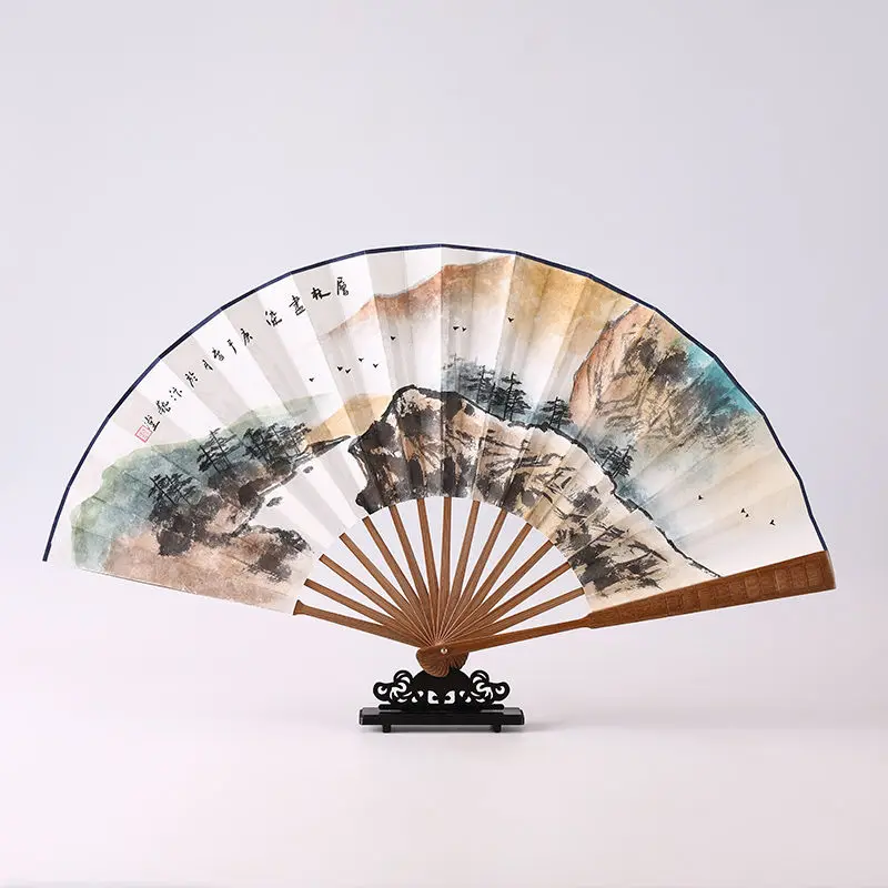 Chinese Classical Folding Fan Summer Portable Hand Painted Hanfu Hand Fan Calligraphy Painting Decorative Craft Gift Ventilador
Chinese Classical Folding Fan Summer Portable Hand Painted Hanfu Hand Fan Calligraphy Painting Decorative Craft Gift Ventilador