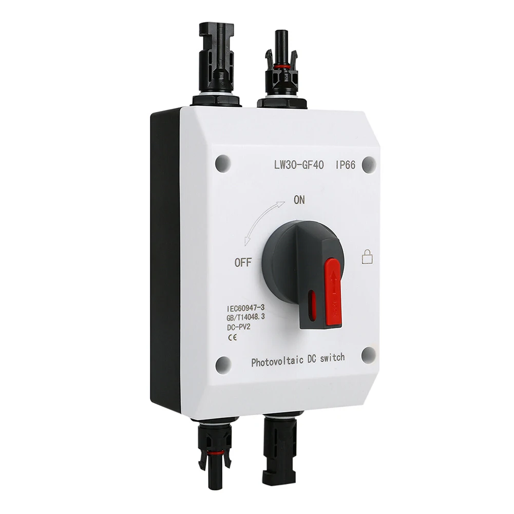 Change Over Switch Disconnect Switch 1200v 1pcs 32A Set DC Switch Electrical Isolation IP66 Solar Photovoltaic
Change Over Switch Disconnect Switch 1200v 1pcs 32A Set DC Switch Electrical Isolation IP66 Solar Photovoltaic