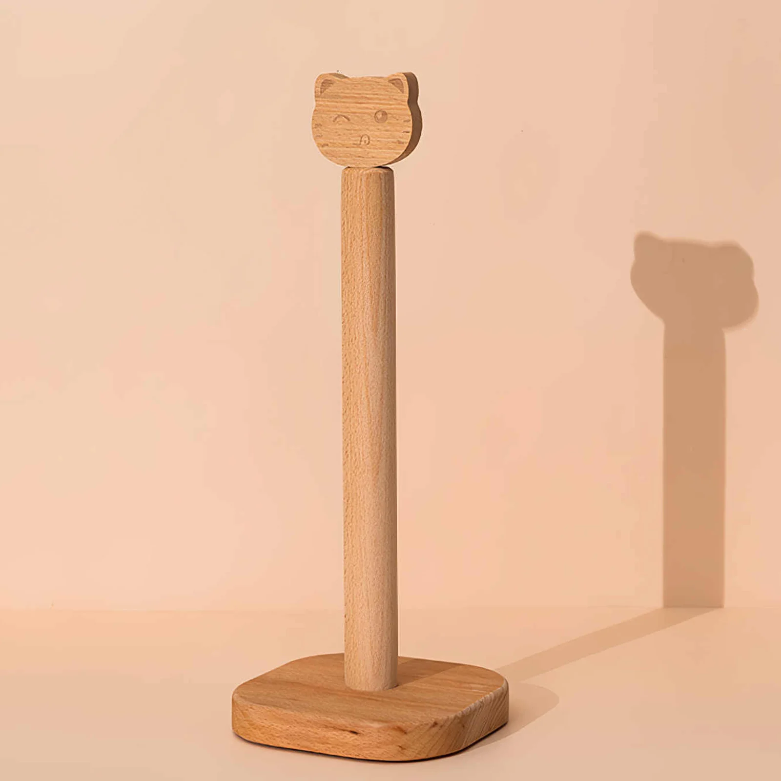 Standing Kitchen Paper Towel Holder Cartoon Animal Head Beech Wood Anti Slip Kitchen Tools Home Toilet Roll Paper Storage Rack
Standing Kitchen Paper Towel Holder Cartoon Animal Head Beech Wood Anti Slip Kitchen Tools Home Toilet Roll Paper Storage Rack