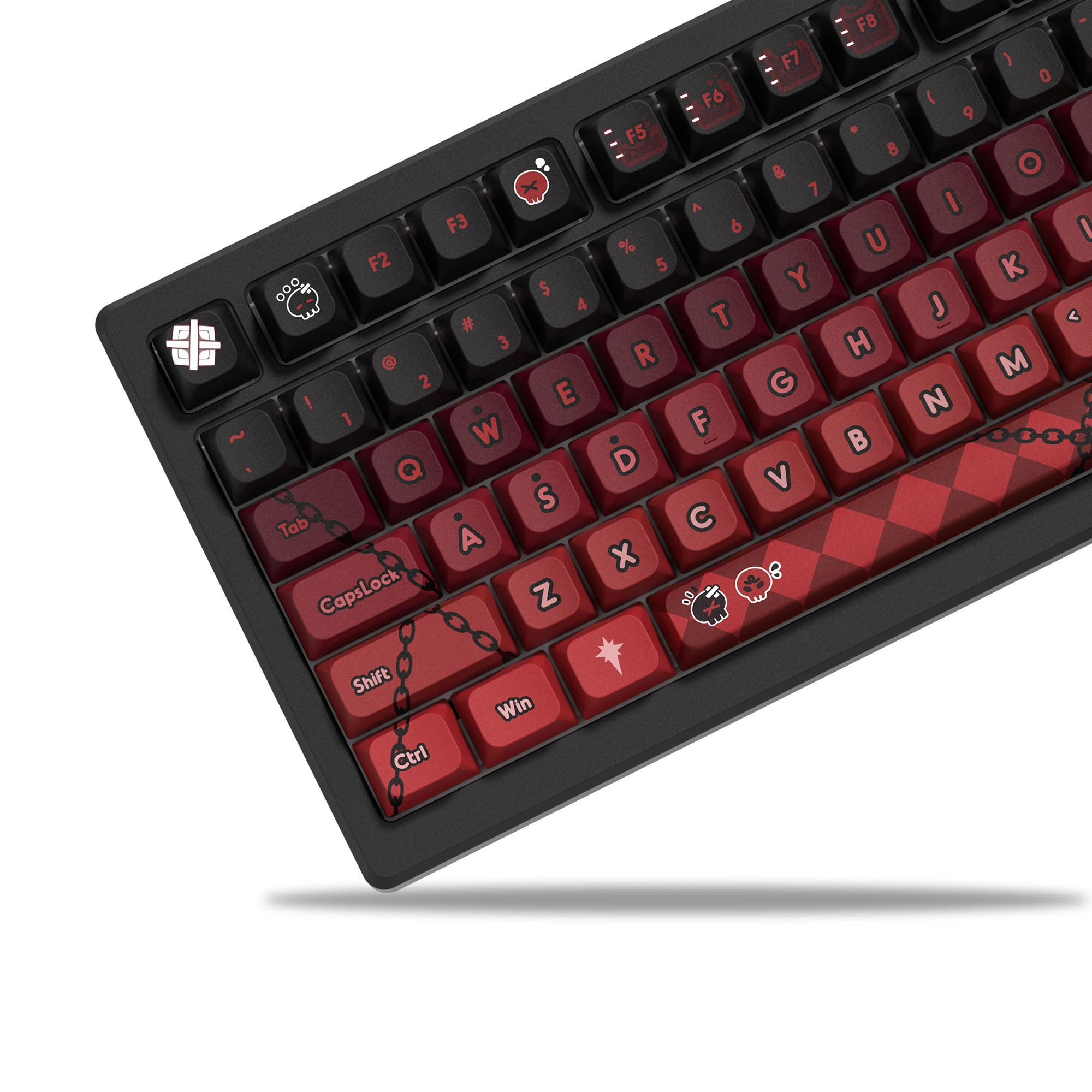 

141 клавиш Love Red PBT колпачки для клавиш MDA профиль 5 боковых красителей под заказ колпачки для клавиш Cherry Gateron MX игровые механические клавиатуры