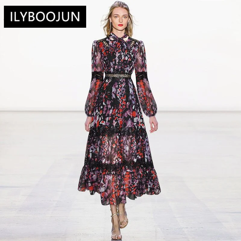 Dresses For Women 2022 Luxury Designer Runway Stand Collar Lantern Sleeve Hollow Out Flower Print Vacation Backless Dress
Dresses For Women 2022 Luxury Designer Runway Stand Collar Lantern Sleeve Hollow Out Flower Print Vacation Backless Dress