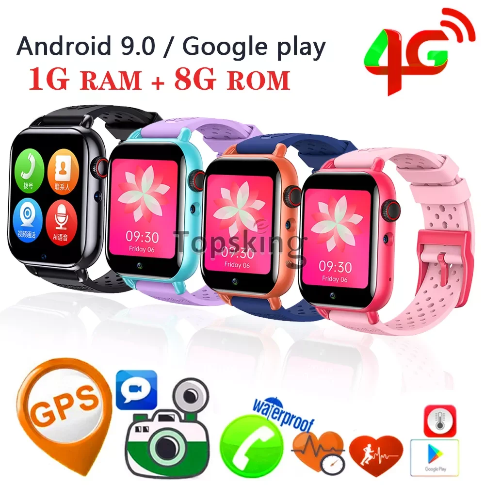 4G Kids Smart Watch Android 9.0 Google Play GPS WIFI Video Call SOS Child Smartwatch Camera Monitor Tracker Location Phone Watch
4G Kids Smart Watch Android 9.0 Google Play GPS WIFI Video Call SOS Child Smartwatch Camera Monitor Tracker Location Phone Watch