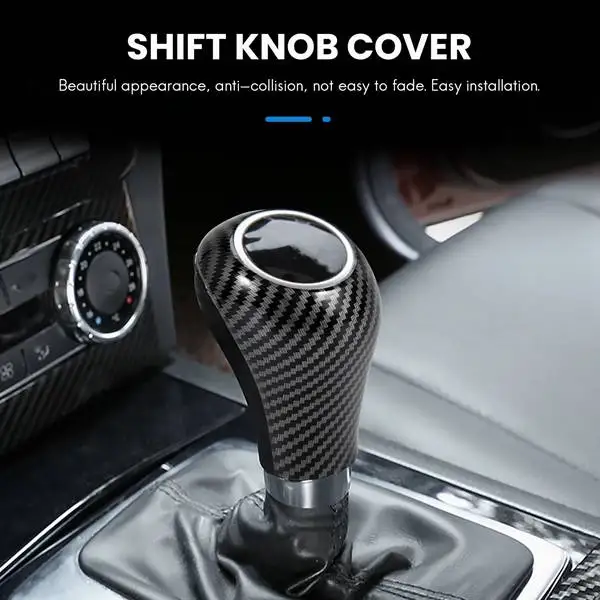 Carbon Fiber Gear Shift Knob Cover for Mercedes-Benz W204 W212 a C E G GLS Class
Carbon Fiber Gear Shift Knob Cover for Mercedes-Benz W204 W212 a C E G GLS Class