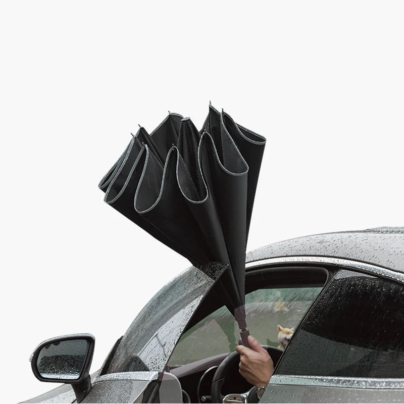 

Free Shipping Windproof Umbrella Reverse Reinforced Resistant Umbrella Sunshades Long Handle Sombrinha De Chuva Umbrella Items
