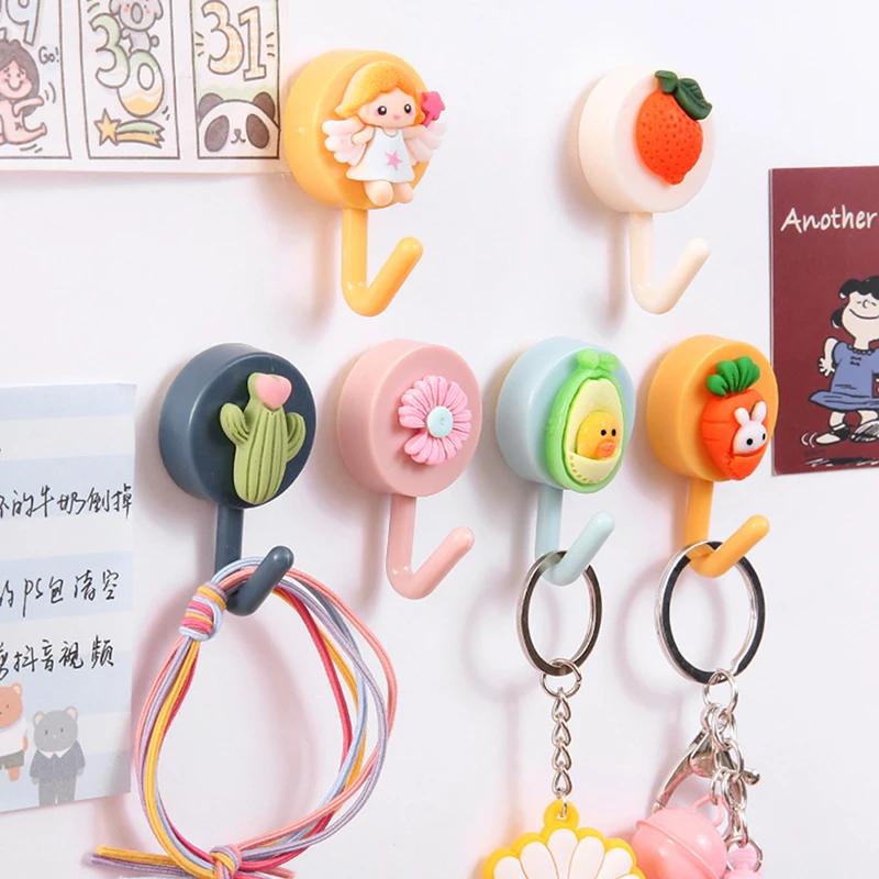 5pc Cute Wall Hooks Key Holder Door Hanging Plastic Self Adhesive Wall Hanger Cartoon Fruits Shape Hook For Kids Room Home Decor
5pc Cute Wall Hooks Key Holder Door Hanging Plastic Self Adhesive Wall Hanger Cartoon Fruits Shape Hook For Kids Room Home Decor