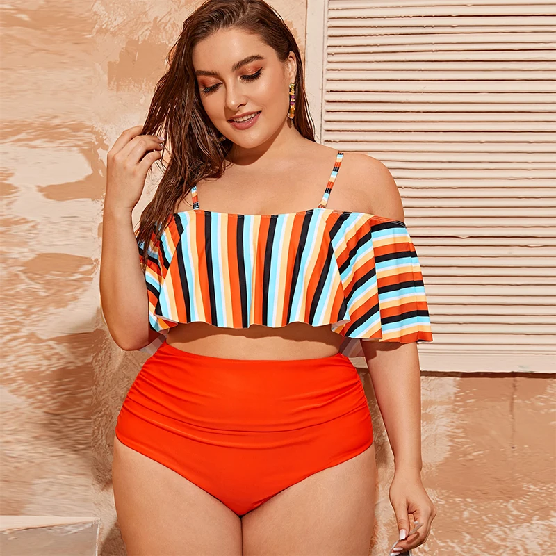 2022 Plus Size Bikini Push Up Swimsuit High Waist Bikini Women Swimsuit Striped Sexy Bikinis Set Swimming Wear for Swimwear Woma
2022 Plus Size Bikini Push Up Swimsuit High Waist Bikini Women Swimsuit Striped Sexy Bikinis Set Swimming Wear for Swimwear Woma