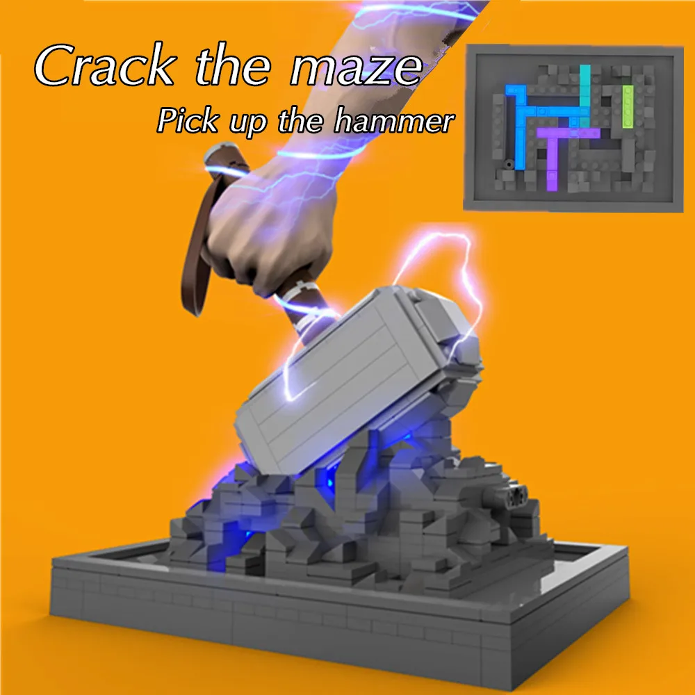 Disney Marvelling Avengers Thor Hammer Love and Thunder Thor Mecha Figures Building Block Brick Gift Toy Boys Kid Diy Set
Disney Marvelling Avengers Thor Hammer Love and Thunder Thor Mecha Figures Building Block Brick Gift Toy Boys Kid Diy Set