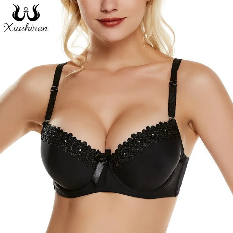 Xiushiren Thick Mold Cup Shaped Padded Bra Double Push Up Underwear Full Support Sexy Teens Girls Bra Top Plus 36-42 A B C Cup
Xiushiren Thick Mold Cup Shaped Padded Bra Double Push Up Underwear Full Support Sexy Teens Girls Bra Top Plus 36-42 A B C Cup