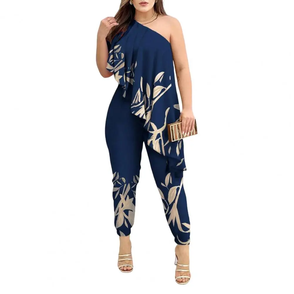 Slanted Shoulder Jumpsuit Elegant Leaf Print One Shoulder Jumpsuit for Women Slim Fit Backless Prom Ball Lady Long Jumpsuit
Slanted Shoulder Jumpsuit Elegant Leaf Print One Shoulder Jumpsuit for Women Slim Fit Backless Prom Ball Lady Long Jumpsuit