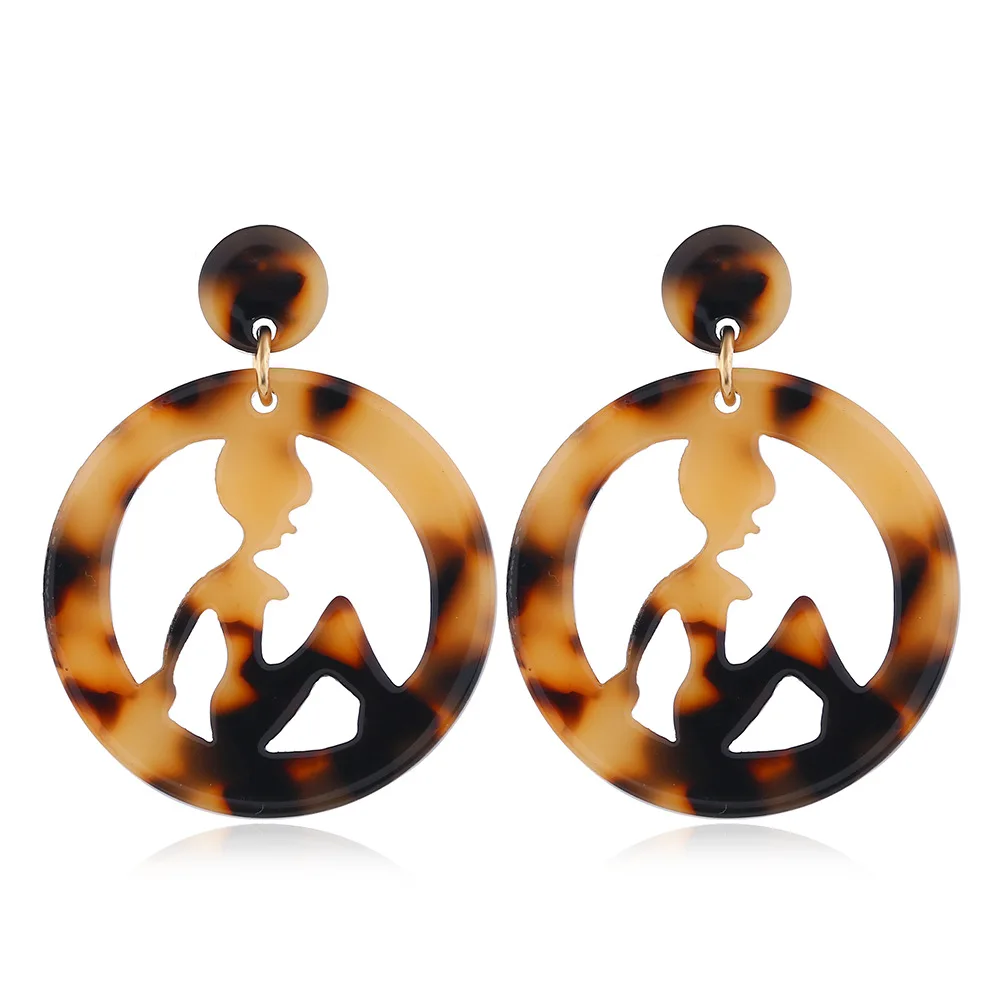 Manufacturers Accessorie Creative Fashion Wild Personality Girl Pattern Acetate Plate Earring Round Leopard Earring West Fashion
Manufacturers Accessorie Creative Fashion Wild Personality Girl Pattern Acetate Plate Earring Round Leopard Earring West Fashion