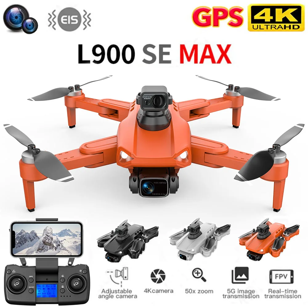 

L900 Pro SE MAX Drone 4K Professional HD Camera GPS 5G WIFI 360° Obstacle Avoidance FPV Brushless Motor RC Quadcopter Mini Dron