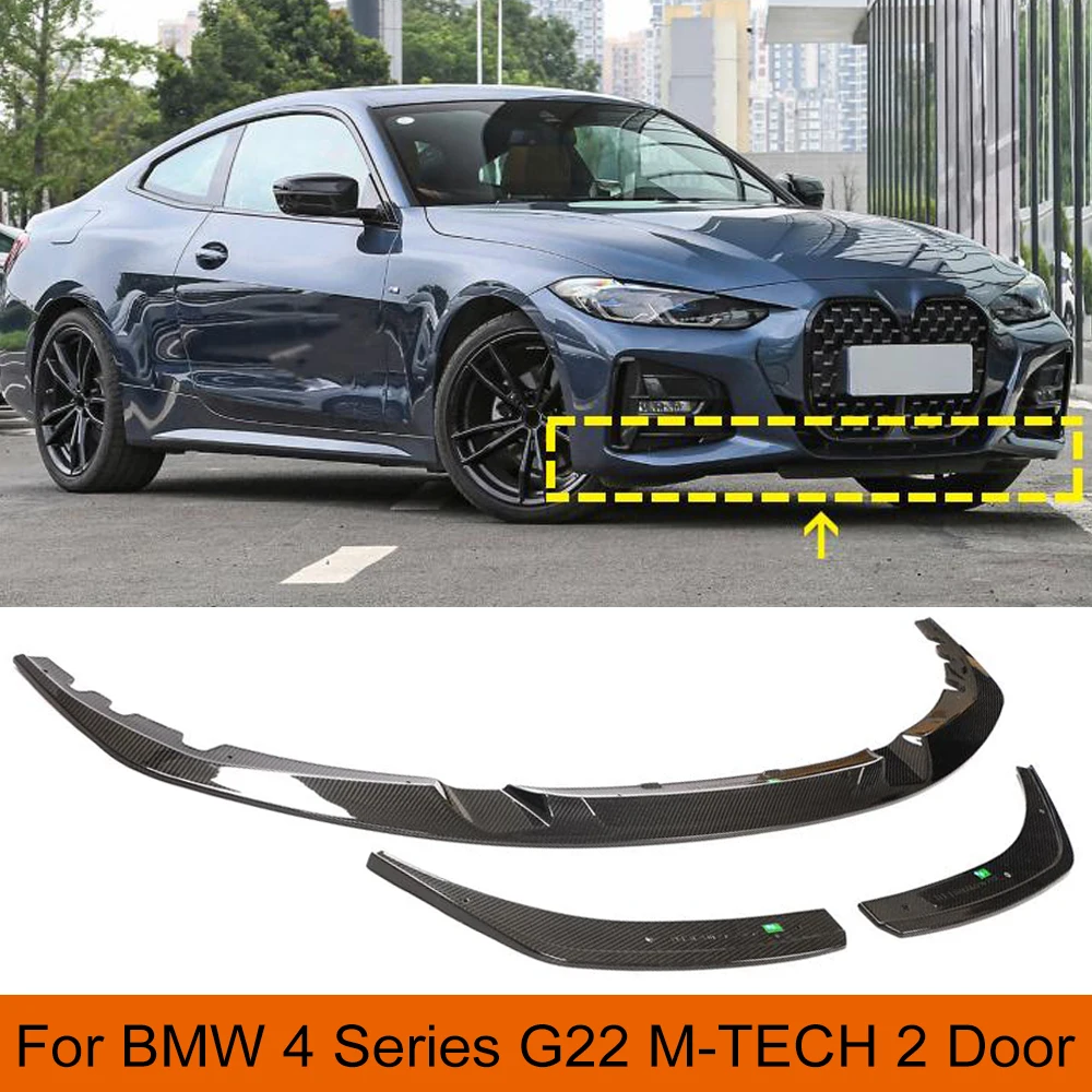 Front Bumper Lip Splitters for BMW 4 Series G22 G23 G26 M Sport 2021 2022 Front Bumper Lip Spoiler Splitters Guard Carbon Fiber 
Front Bumper Lip Splitters for BMW 4 Series G22 G23 G26 M Sport 2021 2022 Front Bumper Lip Spoiler Splitters Guard Carbon Fiber